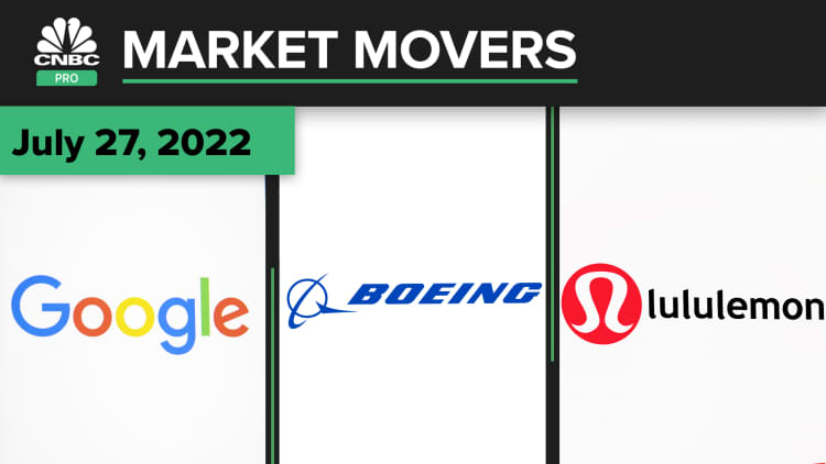 Alphabet, Boeing, and Lululemon are some of today's stocks: Pro Market Movers July 27