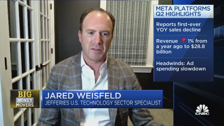 Weisfeld: Meta's decline is company-specific and not a reflection of overall tech sector