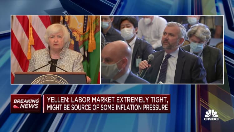 Treasury Sec. Yellen: I'm worried about the global outlook