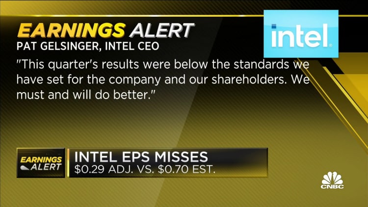 Intel has significant revenue miss
