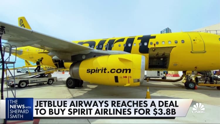 JetBlue agrees to buy Spirit for $3.8B