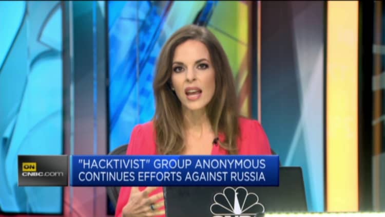 Hacktivist group Anonymous is exposing weaknesses in Russia's cyber technology