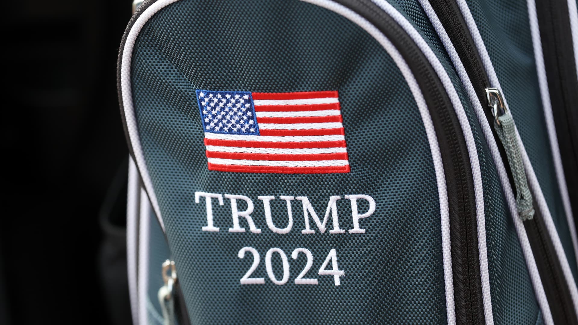 Trump in 2024: Eric Trump teases dad's third election run with golf bag at Saudi-backed tour event