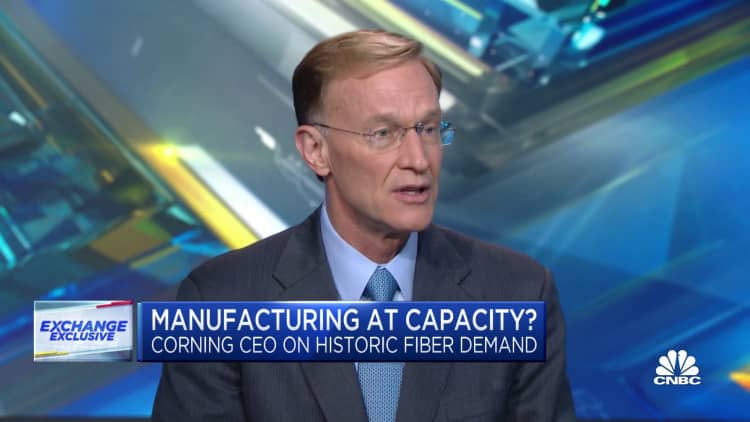 Corning CEO Wendell Weeks on supply headwinds, labor shortages and company outlook
