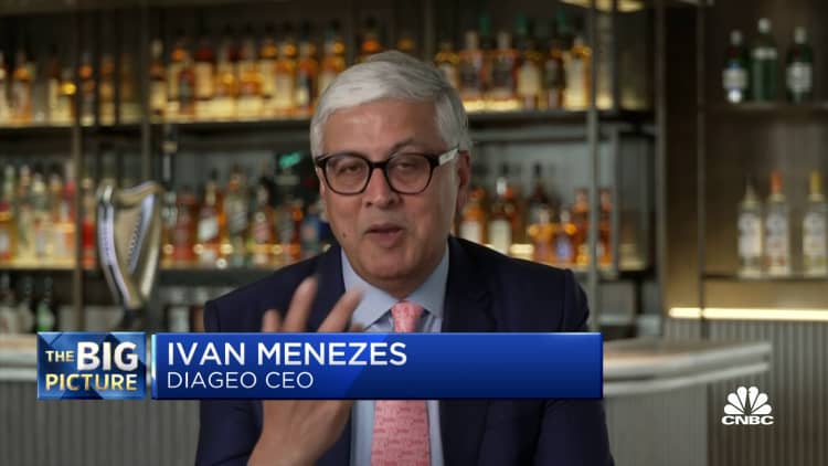Diageo CEO discusses what’s driving luxury booze sales