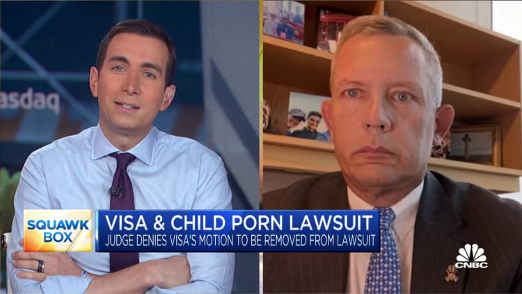 Judge denies Visa's motion to be removed from child porn lawsuit