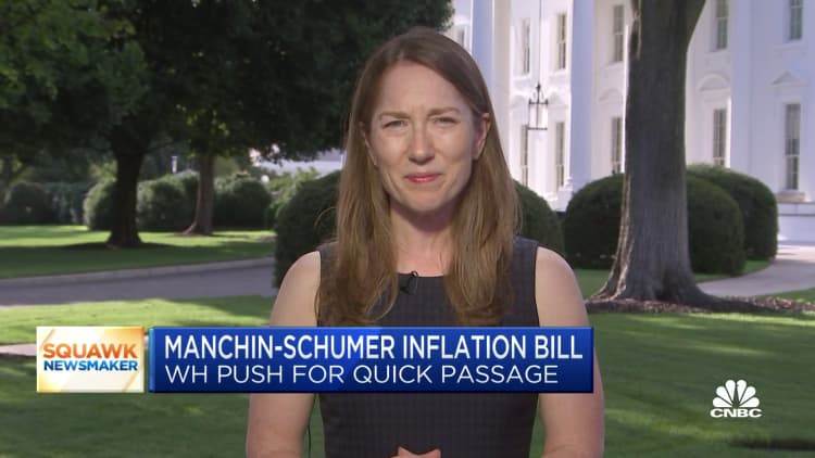 Schumer-Manchin bill will not increase inflation, says White House economist Heather Boushey