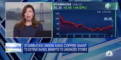 Union asks company to extend raises and benefits to Starbucks' unionized stores