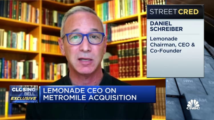 You have to keep growing if you want to be successful in the insurance space, says Lemonade CEO
