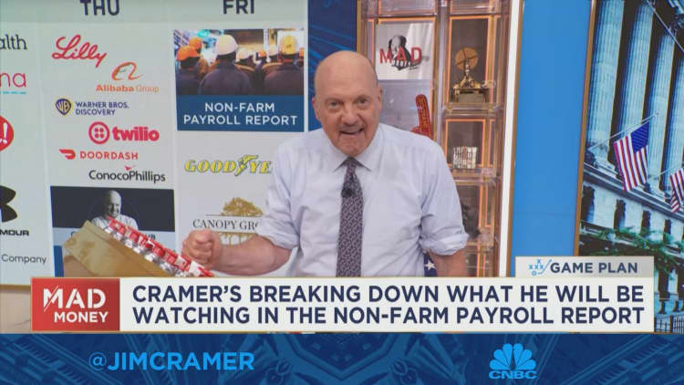 Cramer's week ahead: Jobs report on Friday will make or break July's rally