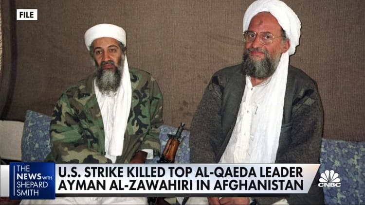 Al-Qaeda leader Ayman Al-Zawahiri killed in Afghanistan