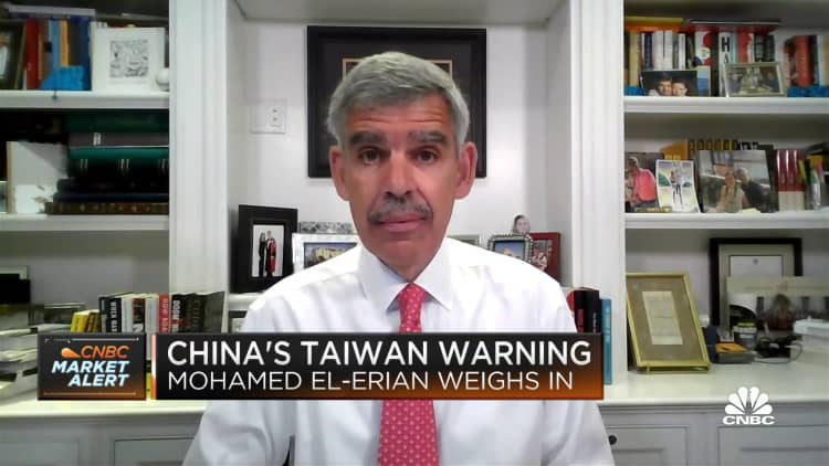 Pelosi's planned Taiwan visit has created less market anxiety than expected, says Mohamed El-Erian