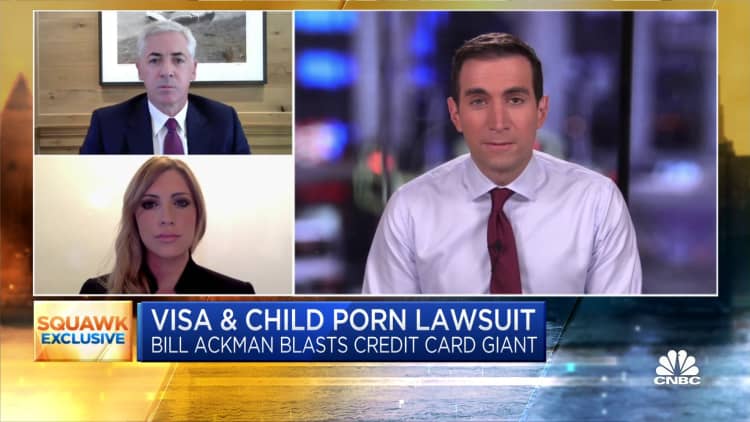 Billionaire investor Bill Ackman speaks out against Visa amid child porn  lawsuit