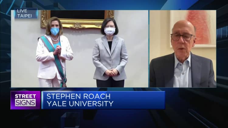 Pelosi's Taiwan visit is 'pouring salt in an open wound' for China, says Stephen Roach