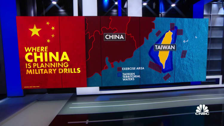 China steps up military activity in response to House Speaker Pelosi's Taiwan trip