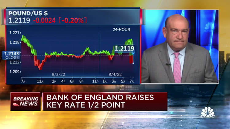 Bank of England raises key interest rate by 50 basis points