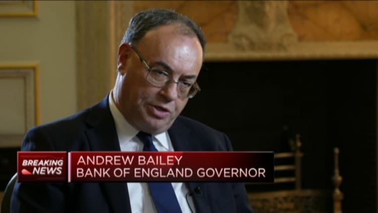 Bank of England’s Bailey warns UK faces a ‘very big’ inflation shock