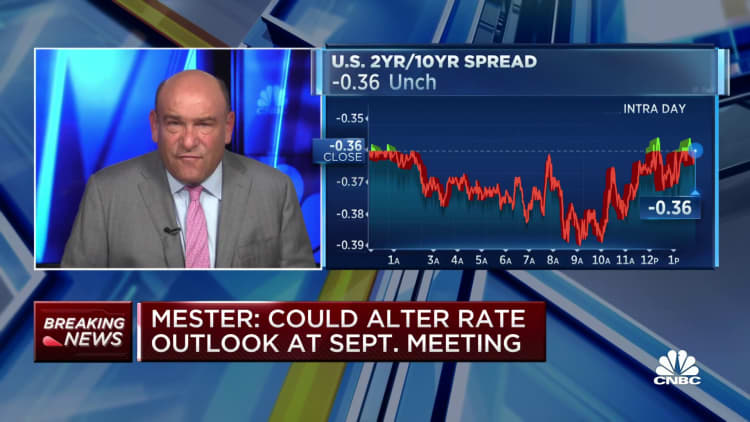 Cleveland Fed's Loretta Mester still sees Fed funds rate going above four