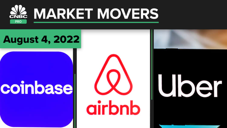 Coinbase, Airbnb, and Uber are some of today's stocks: Pro Market Movers August 4