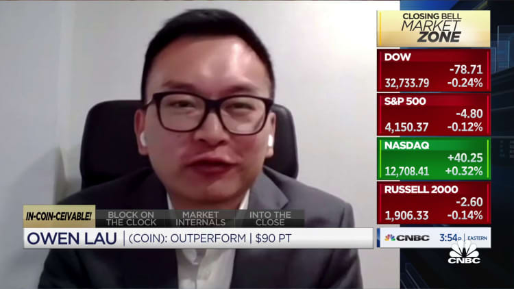 When Coinbase matures it's volatility will decrease, says Oppenheimer's Owen Lau