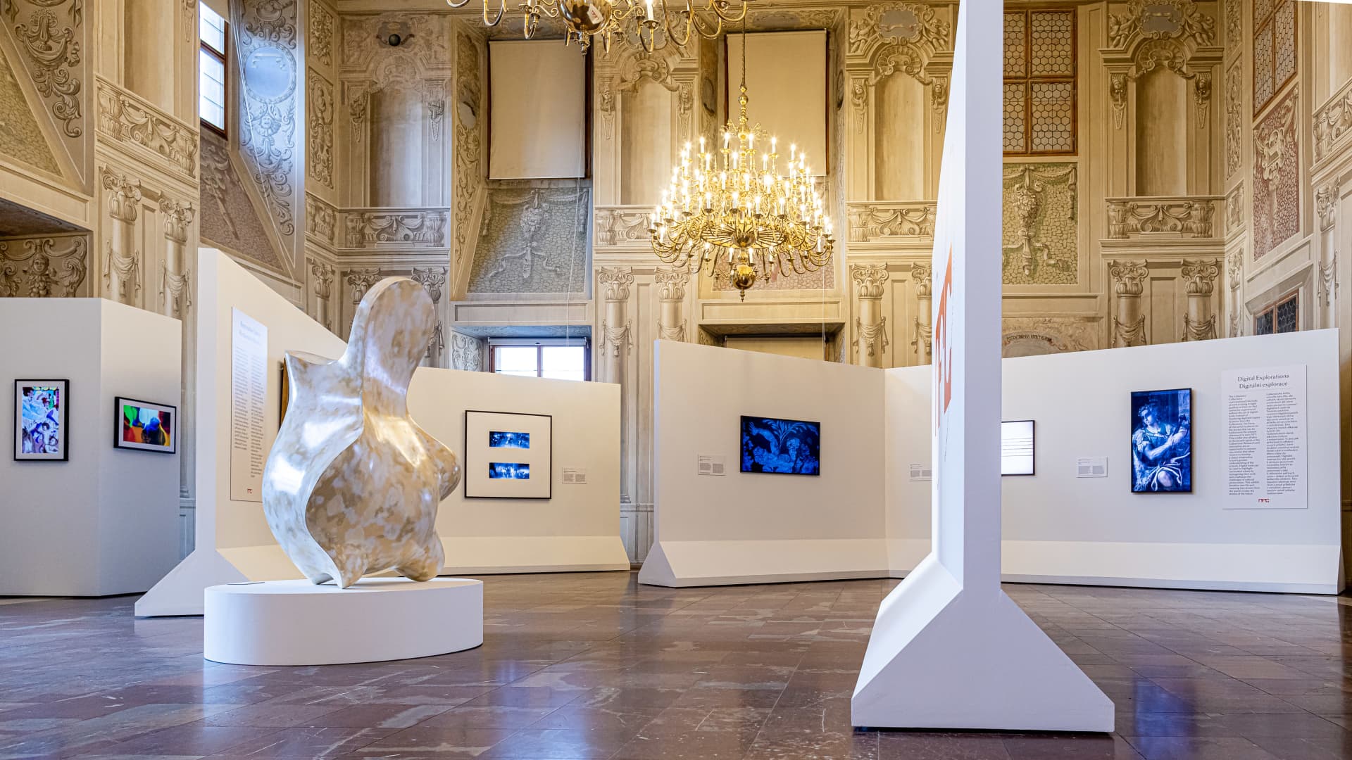 Non-Fungible Castle 2021 Exhibition at the Lobkowicz Palace.