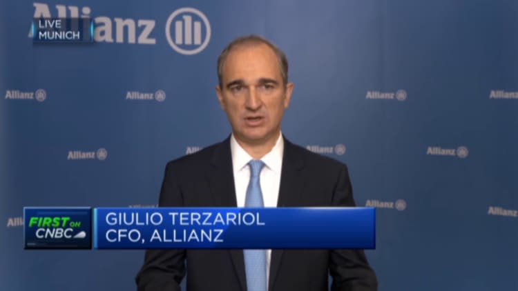Allianz CFO says second-quarter profitability boosted by favorable interest rates