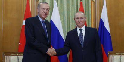 Putin congratulates 'dear friend' Erdogan as NATO's Turkey challenge looks set to stay 