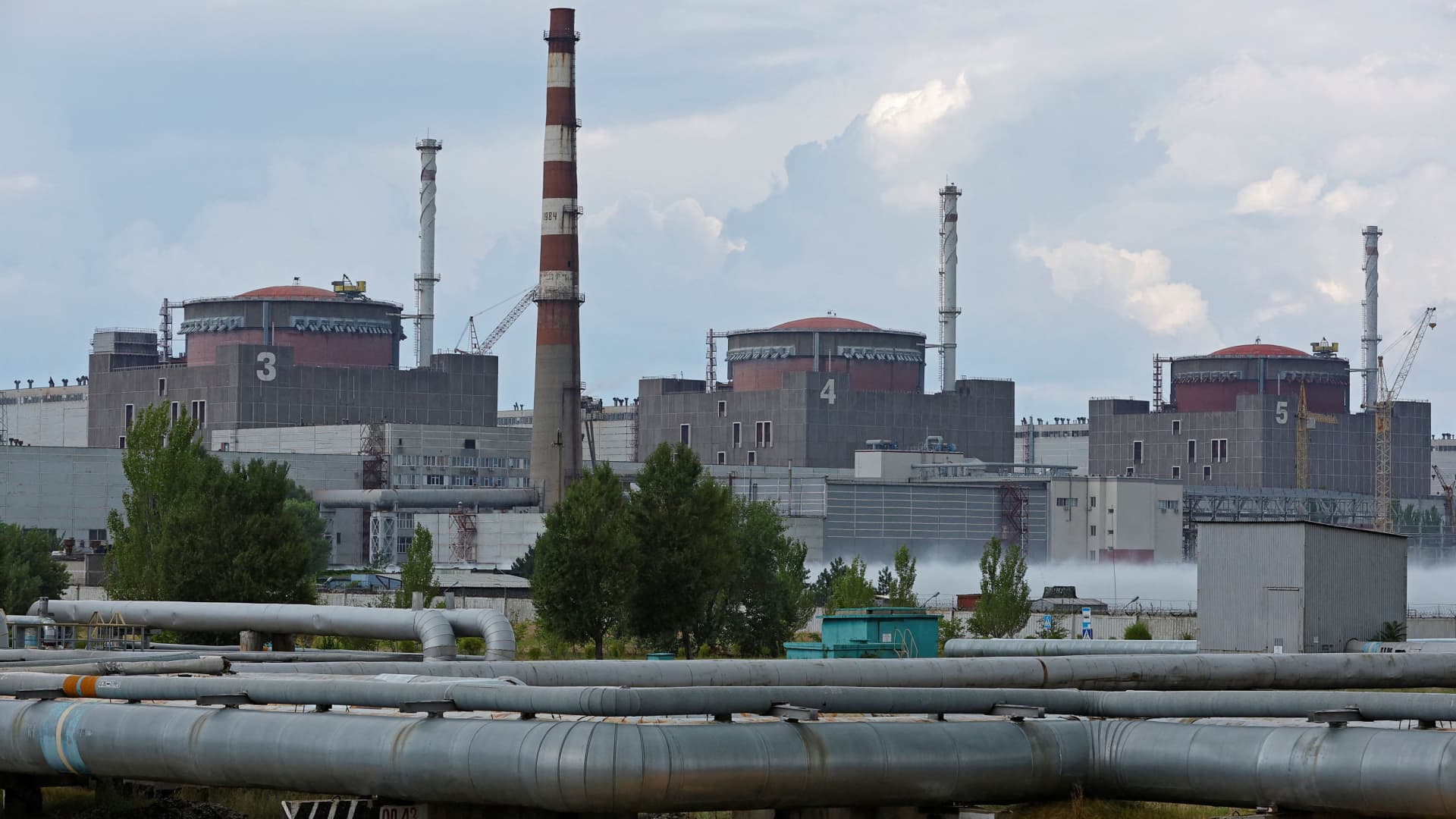 The Zaporizhzhia Nuclear Power Plant in the Zaporizhzhia region of Ukraine August 4, 2022.