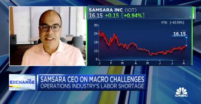 We're definitely seeing tightness in the labor market, says Samsara CEO Sanjit Biswas