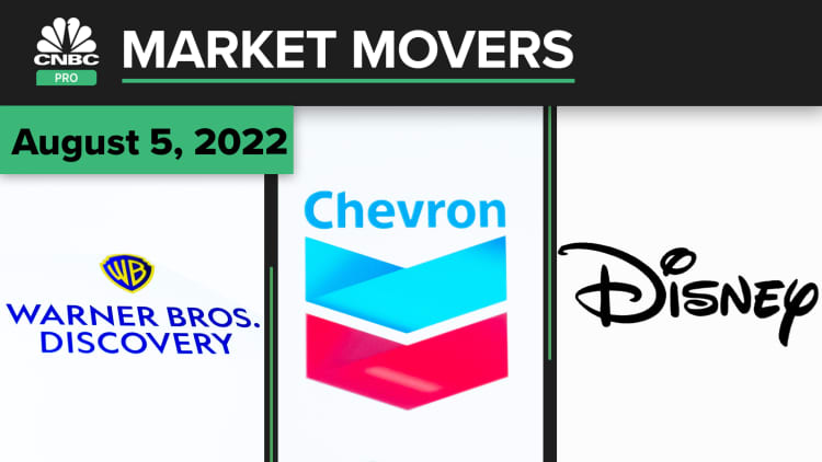 Warner Bros. Discovery, Chevron, and Disney are today's stocks: Pro Market Movers August 5