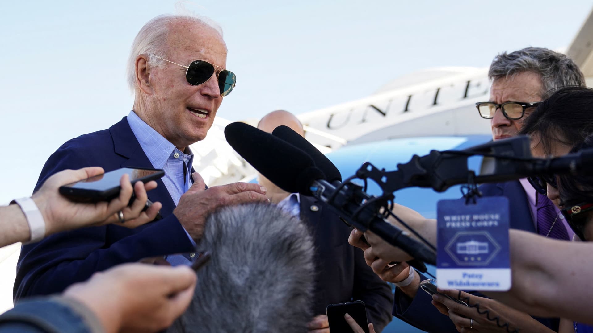 Biden says he’s ‘not worried’ about China’s increased aggression toward Taiwan following Pelosi’s visit