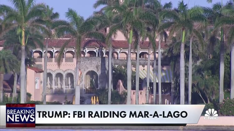 Mar-A-Lago raided by FBI agents, according to Trump