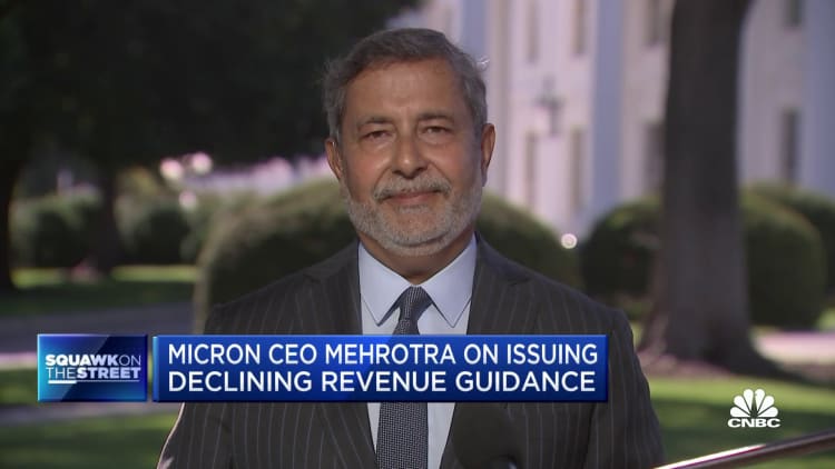 The Chips and Science Act is 'leveling the playing field,' says Micron CEO