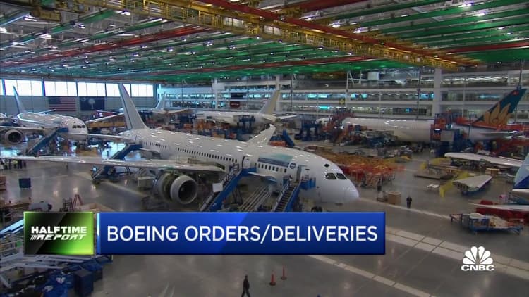 Boeing shows strong July deliveries