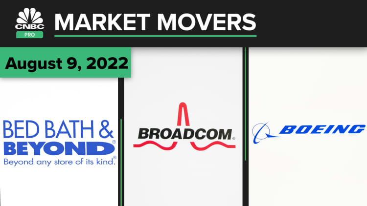 Bed Bath & Beyond, Broadcom, and Boeing are today's stocks: Pro Market Movers August 9