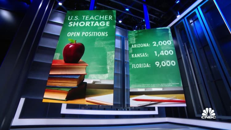 States scramble to deal with teacher shortages ahead of new school year