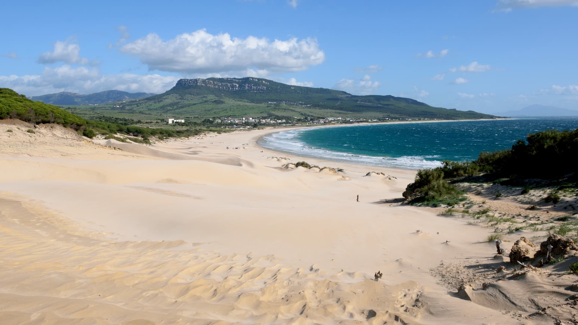 Bolonia beach, close to the town of Tarifa, the most southerly point in Europe.