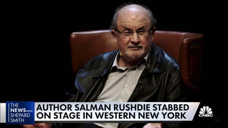 Author Salman Rushdie stabbed on stage in Western New York