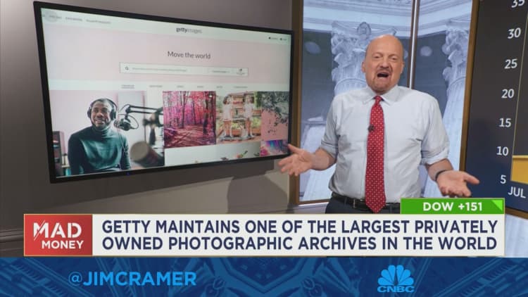 Jim Cramer gives his take on Getty Images