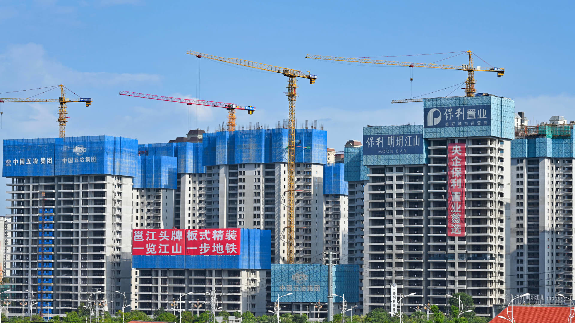 Chinese property developers’ cash flows have plunged by more than 20%