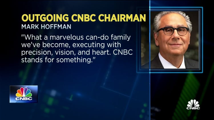 Longtime CNBC Chairman Mark Hoffman stepping down