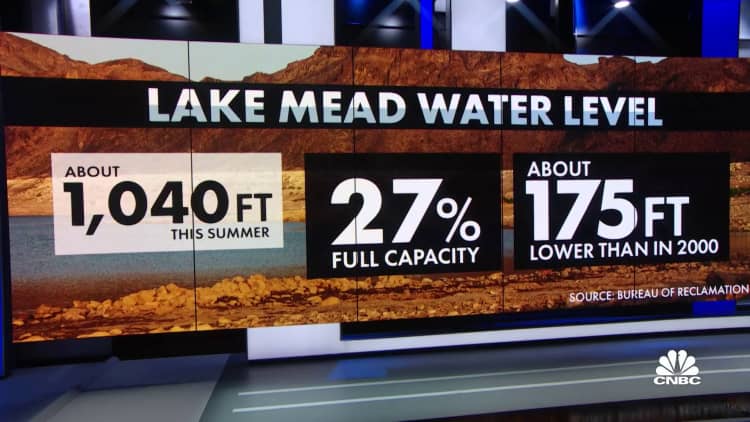 Arizona and Nevada ordered to reduce water usage as drought worsens