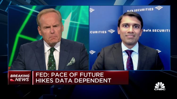 Fed language is consistent with our base case for 50 bps rate hike, says BofA's Bhave