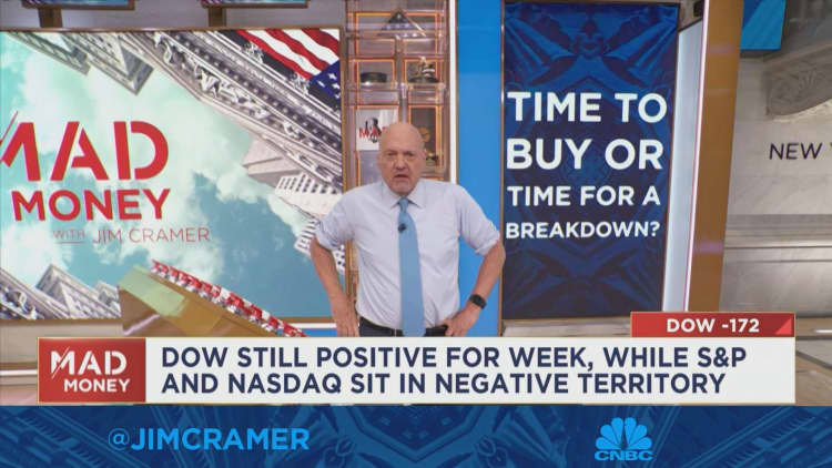 Jim Cramer says investors should lighten their portfolios as markets are poised to decline