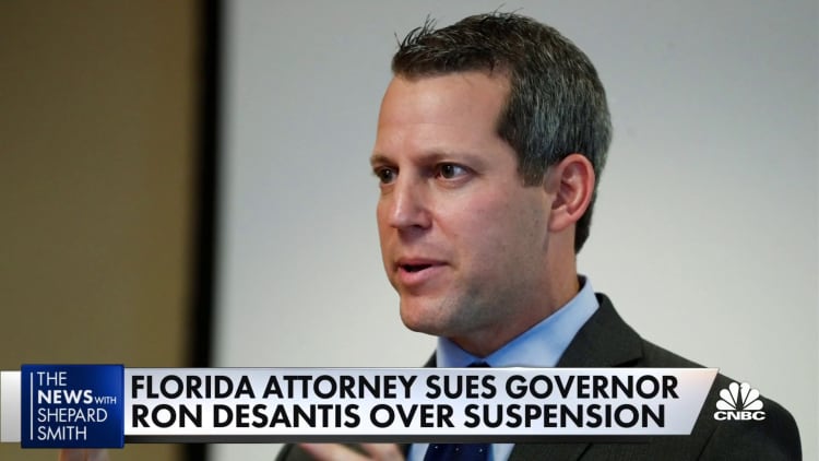 U.S. attorney suspended by DeSantis fights back