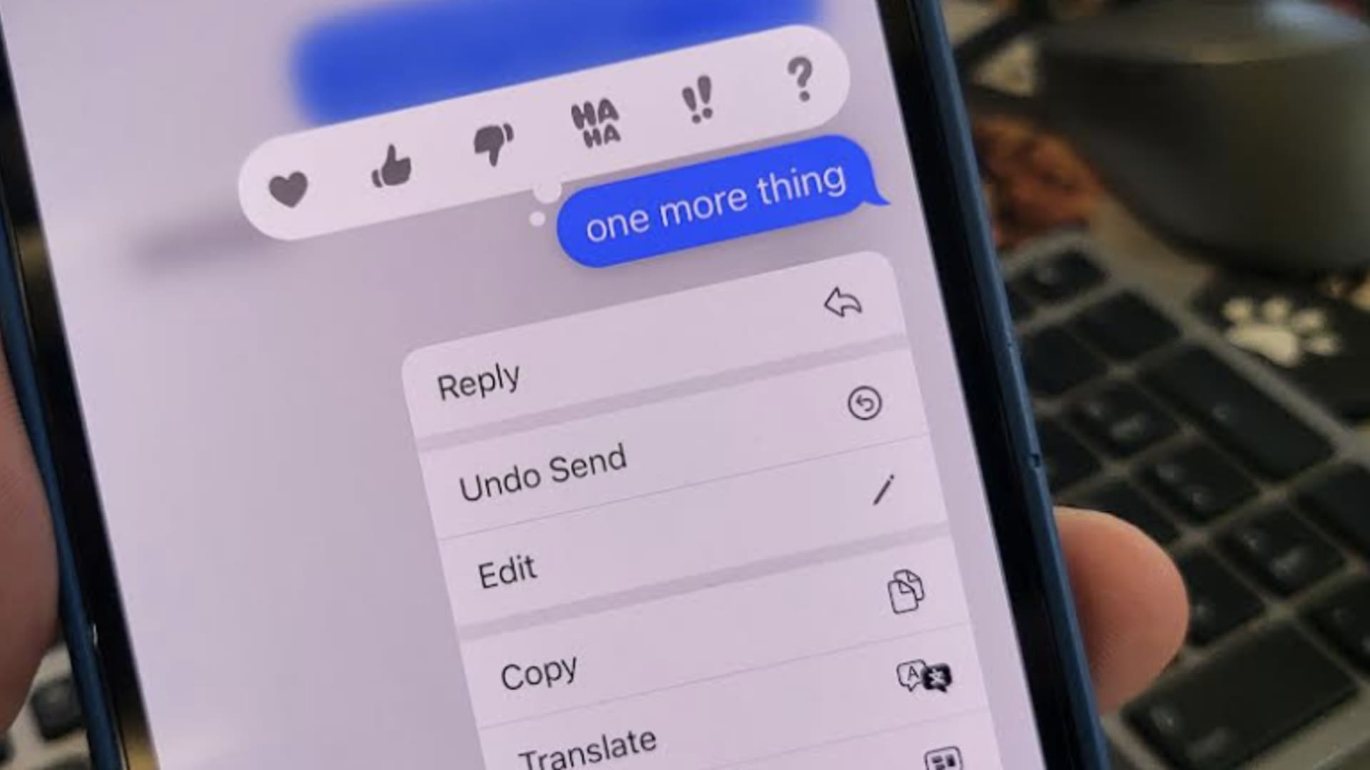 How to unsend an iMessage in iOS 16