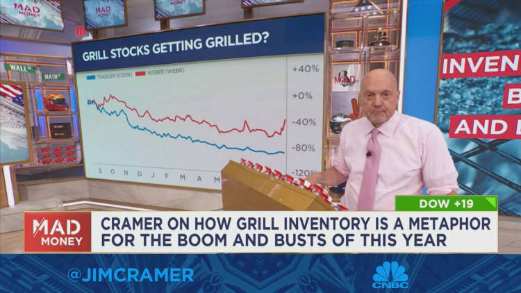 Jumbled economic booms and busts means companies 'can't really plan," Jim Cramer warns investors