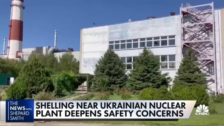 Shelling near Ukrainian nuclear plant causes serious concerns