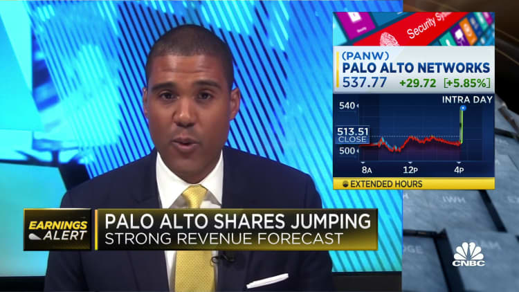 Palo Alto shares jump, after revenue and earnings beat estimates