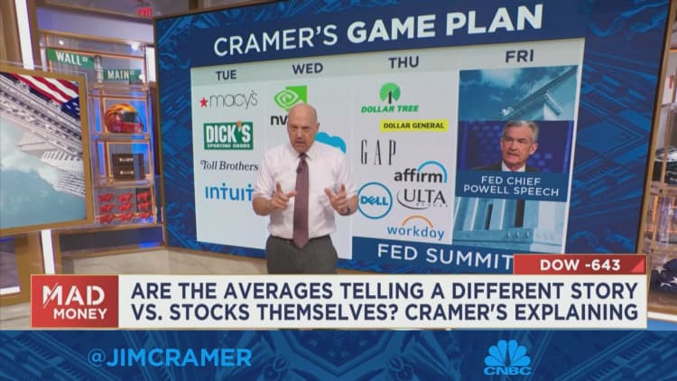 Jim Cramer previews earnings reports from Macy's, Salesforce and more